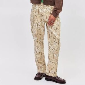 OBEY Hardwork Printed Denim Jean, Size 34, Retail Price $99.00 USD